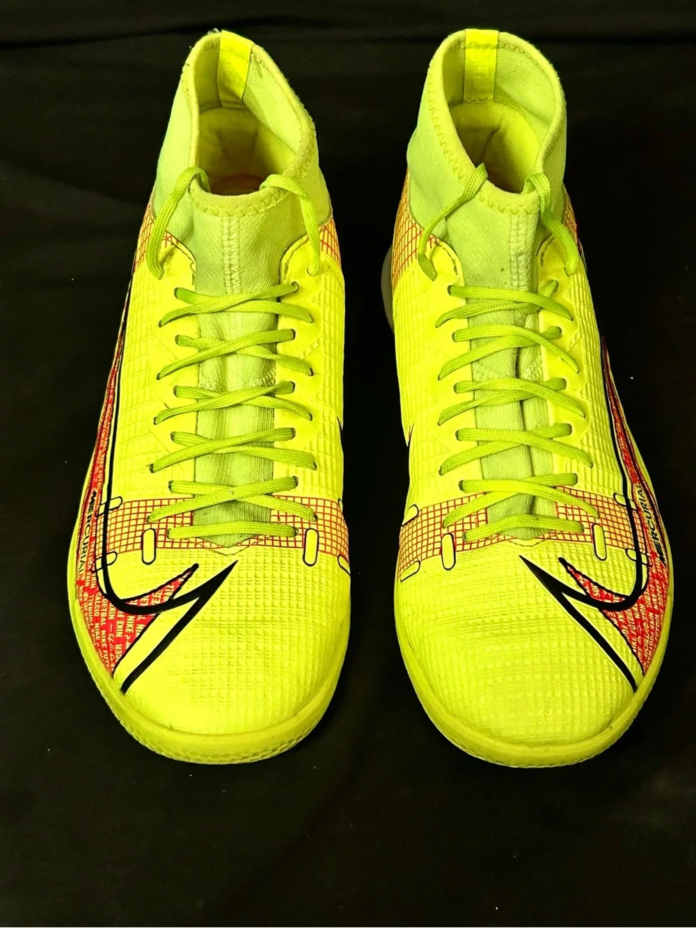 Nike Mercurial Superfly 8 Academy Ic Volt-Black-B Crimson Sz 7.5 CV0847-760